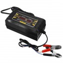 12V 6A Smart Fast Battery Charger For Car Motorcycle LCD Display EU Plug