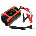 12V 7A 7-stage LCD Pulse Repair Battery Charger For Car Motorcycle AGM Gel Wet Lead Acid