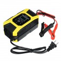 12V 7A LCD Pulse Repair Battery Charger For Car Motorcycle AGM Gel Wet Lead Acid