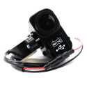 2.1A LED 12V Multifunctional Waterproof Motorcycle USB Charger+Digital Voltmeter+Thermometer