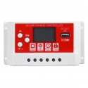 30A 12V/24V Solar Panel Battery Regulator Charging Controller 3-Stage PWM LCD