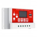 30A 12V/24V Solar Panel Battery Regulator Charging Controller 3-Stage PWM LCD