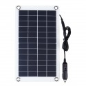 30W 12V Solar Panel Monocrystalline Silicon Battery Charger Kit Trickle Portable For Car Van Boat Caravan Camper