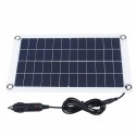 30W 12V Solar Panel Monocrystalline Silicon Battery Charger Kit Trickle Portable For Car Van Boat Caravan Camper