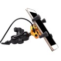 3.5-6 inch Phone GPS Holder USB Charger Motorcycle Scooter 3 Colors
