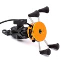 3.5-6 inch Phone GPS Holder USB Charger Motorcycle Scooter 3 Colors