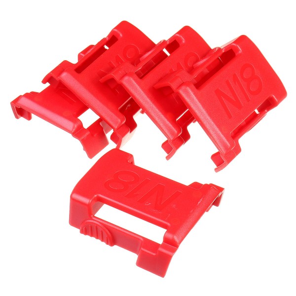 5Pcs Battery Mounts Holder Storage For Milwaukee 18V Battery 5x Rack Stand Slot