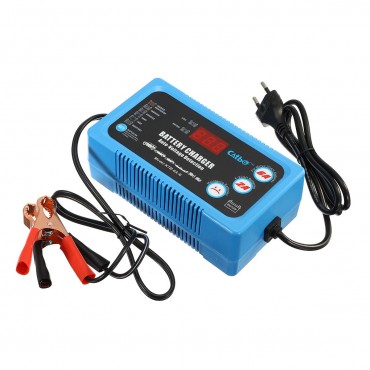 6V/12V LCD Display Lead Acid Battery Charger Maintain Automatic Intelligent Pulse Repair