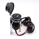 9-30V Motorcycle Car Waterproof USB Charger LED Digital Volt Meterr