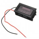 DC 12V36V48V Rectangle Digital Display Volt Meterr Meter For Motorcycle Car Boat