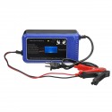 DC12V Portable Smart Car LCD Lead Acid Battery Maintainer Charger For Motorcycle