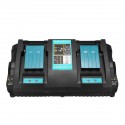 Dual Twin Port Battery Charger For Makita DC18RD Li-ion LXT 7.2V-18V Fast Rapid