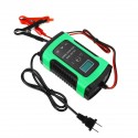 EU Plug 12V 6A Pulse Repair LCD Battery Charger For Car Motorcycle Lead Acid Battery Agm Gel Wet