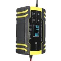 12/24V 8A/4A Touch Screen Pulse Repair LCD Battery Charger For Car Motorcycle Lead Acid Battery Agm Gel Wet