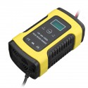 12V 6A Pulse Repair LCD Battery Charger For Car Motorcycle Lead Acid Battery Agm Gel Wet