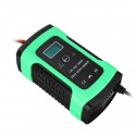 12V 6A Pulse Repair LCD Battery Charger For Car Motorcycle Lead Acid Battery Agm Gel Wet