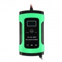 12V 6A Pulse Repair LCD Battery Charger For Car Motorcycle Lead Acid Battery Agm Gel Wet