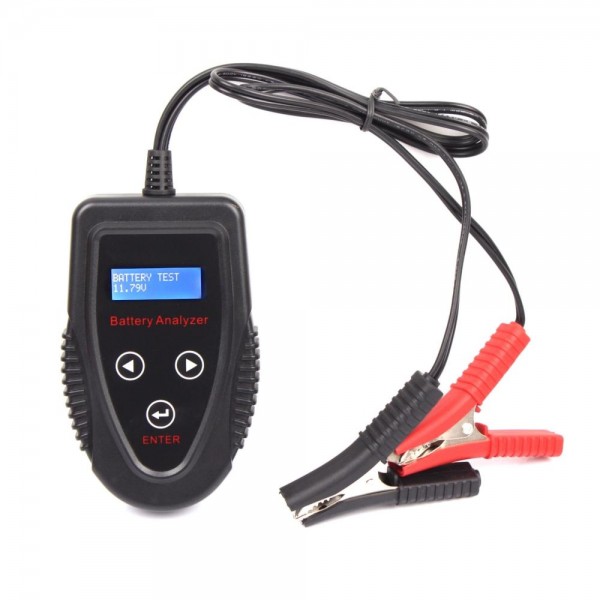 12V 7V-15V LCD Battery Tester Analyzer Digital Motorcyclce Car Gel AGM WET CA SLA CCA IR SOH Batteries Professional Diagnostic Tool