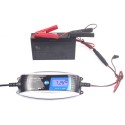 6V/12V 7-stage Motorcycle LCD Intelligent Car Smart Battery Charger