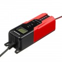 Intelligent LCD Display Battery Charger Automatic Pulse For 6V/12V Lead-acid For Car Motorycle Boat