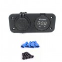 Motorcycle Ignitor Power Socket With DC 12V Digital Voltmeter