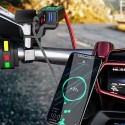 Motorcycle SAE to USB Cable Adaptor Dual USB Cell Phone Charger Voltmeter HI