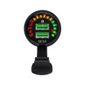 QC3.0 Dual USB Charger Quick Charge Socket Adapter Power Outlet With Voltmeter Display For Car Motorcycle Boat