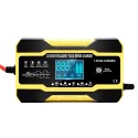 12V 24V 10A 180W Battery Charger High Power Pluse Repair Intelligent Digital LCD Display for Car Motorcycle