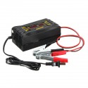 12V 10A Smart Fast Battery Charger LCD Display For Car Motorcycle
