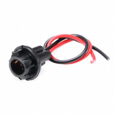 T10 Dashboard Socket Plug LED Incandescent Wire Motorcycle