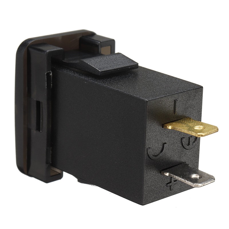 TYPE C+PD & QC3.0 Port Dual Battery Volt Meter for Toyota Prado 150