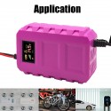 US/EU 12V Pulse Repair Battery Charger LCD Intelligent Automobile Motorcycle Car