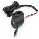 Waterproof Motorcycle Car Mobile Phone USB Charger Power Adapter