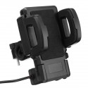 Waterproof Universal Motorcycle Handlebar USB Charger Mount Holder For Phone GPS