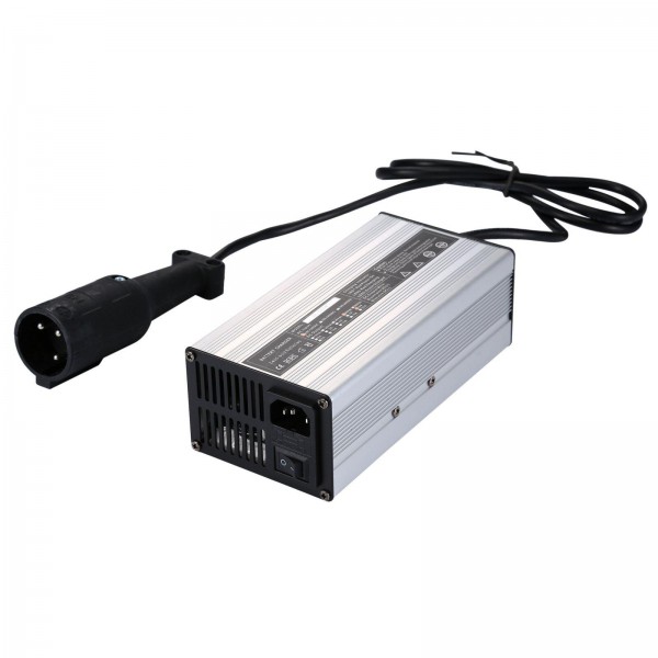 48V 6A Battery Charger With Snap Head 3 Pin Plug For Ez Go Club Car Golf Cart