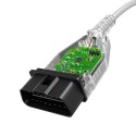 MINI VCI TIS SW Nestest J2534 V13.00.026 Car OBD2 Diagnostic Scanner Tool FTDI FT232RL Chip OBD Test Line USB Adapter Cable ECU Proramming For TOYOTA
