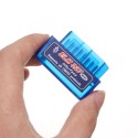 Mini ELM327 bluetooth V1.5 OBD2 II Car Diagnostic Tool Auto EOBD Scanner For Android Phone Blue