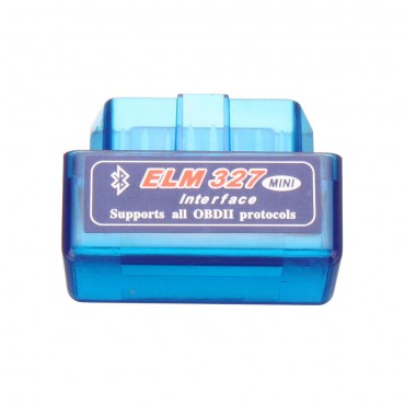 Mini ELM327 bluetooth V1.5 OBD2 II Car Diagnostic Tool Auto EOBD Scanner For Android Phone Blue