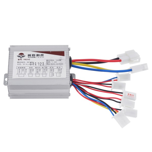 24V/36V/48V 500W Motor Brushed Speed Controller For Electric Scooter Bike Vehicle