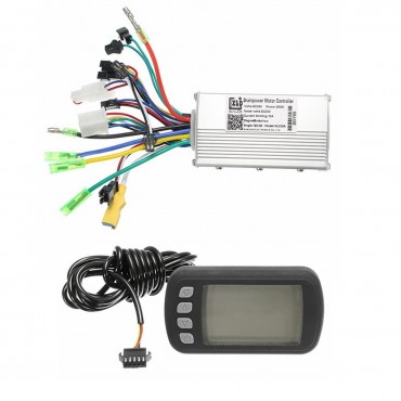 24V36V48V250W350W BLDC Motor Speed Controller LCD Display For MTB E-Bike Scooter Model A