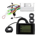 LDC Controller+Lcd Display 24v36v48v60v 250w 350w For Electric Scooter Bike Motorcycle Speedometer