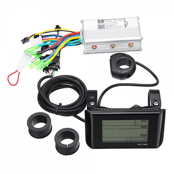 LDC Controller+Lcd Display 24v36v48v60v 250w 350w For Electric Scooter Bike Motorcycle Speedometer