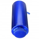 800ml Cylinder Radiator Overflow Reservoir Coolant Tank Black/Blue Aluminum Can