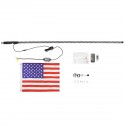 12V 1PC/2PCS 3FT/4FT/5FT 5050 RGB 300 LED Whip Light Flagpole Lamp For Jeep ATV UTV