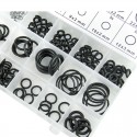 225PCS Assorted O RING SET Black Rubber Seals Sink Tap Washers Plumbing Air Gas