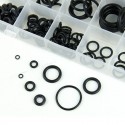 225PCS Assorted O RING SET Black Rubber Seals Sink Tap Washers Plumbing Air Gas