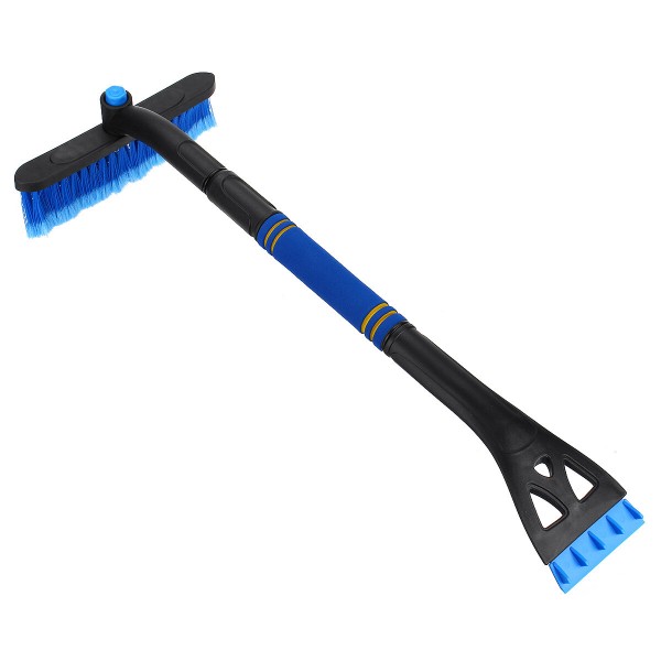 3-IN-1 Rotating Telescopic Snow Shovel Vehicle Winter Shoveling Snow Removing Brush Ice Scraper