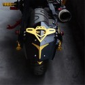 Aluminum Motorcycle Rear Fender Cover Mudguard Protective Mounting Bracket Modified Accessories For Yamaha MT07 FZ09 Z800