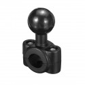 Mini Rail Base with 1inch Ball For Motorcycle 0.35inch to 0.61inch Diameter Handlebar Mount