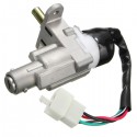 Motorcycle Ignition Lock Switch Fuel Tank Cap +2 Key For 49 50CC 60CC 72CC 80CC